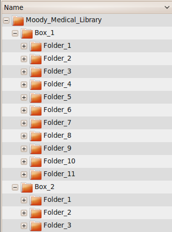 scanning folder structure